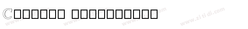 Courier 101215字体转换